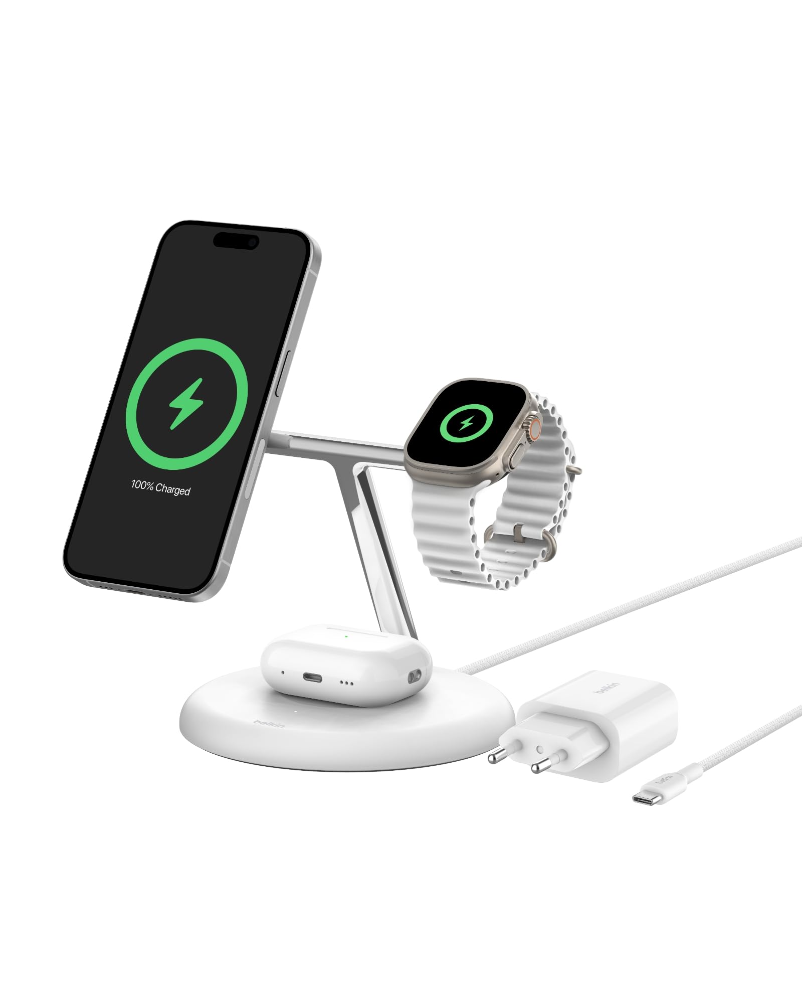 belkin-boostcharge-pro-qi2-3-in-1-ladestation-15w-wei-mit-netzteil image 2