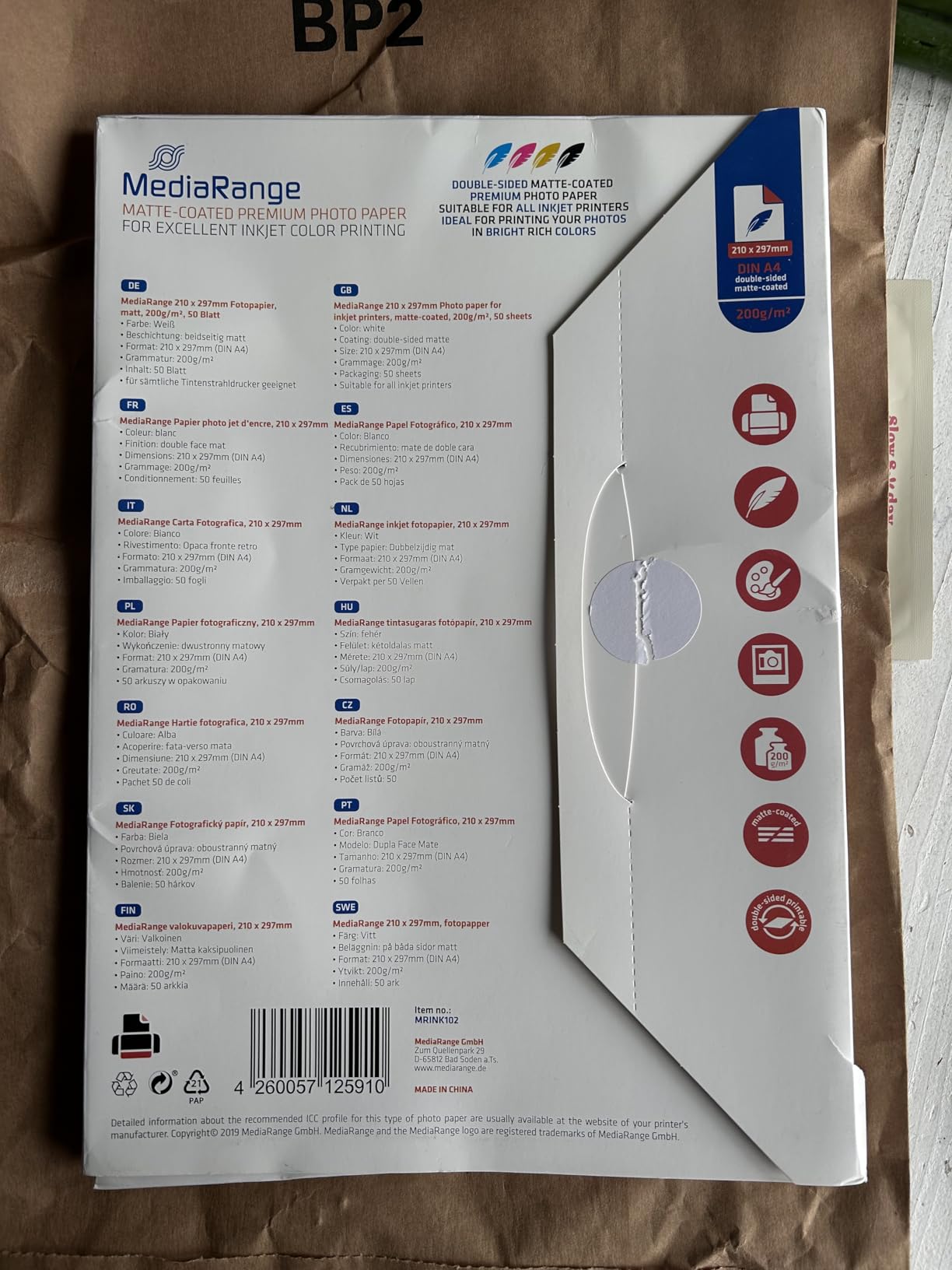 Beidseitig bedruckbar – genial