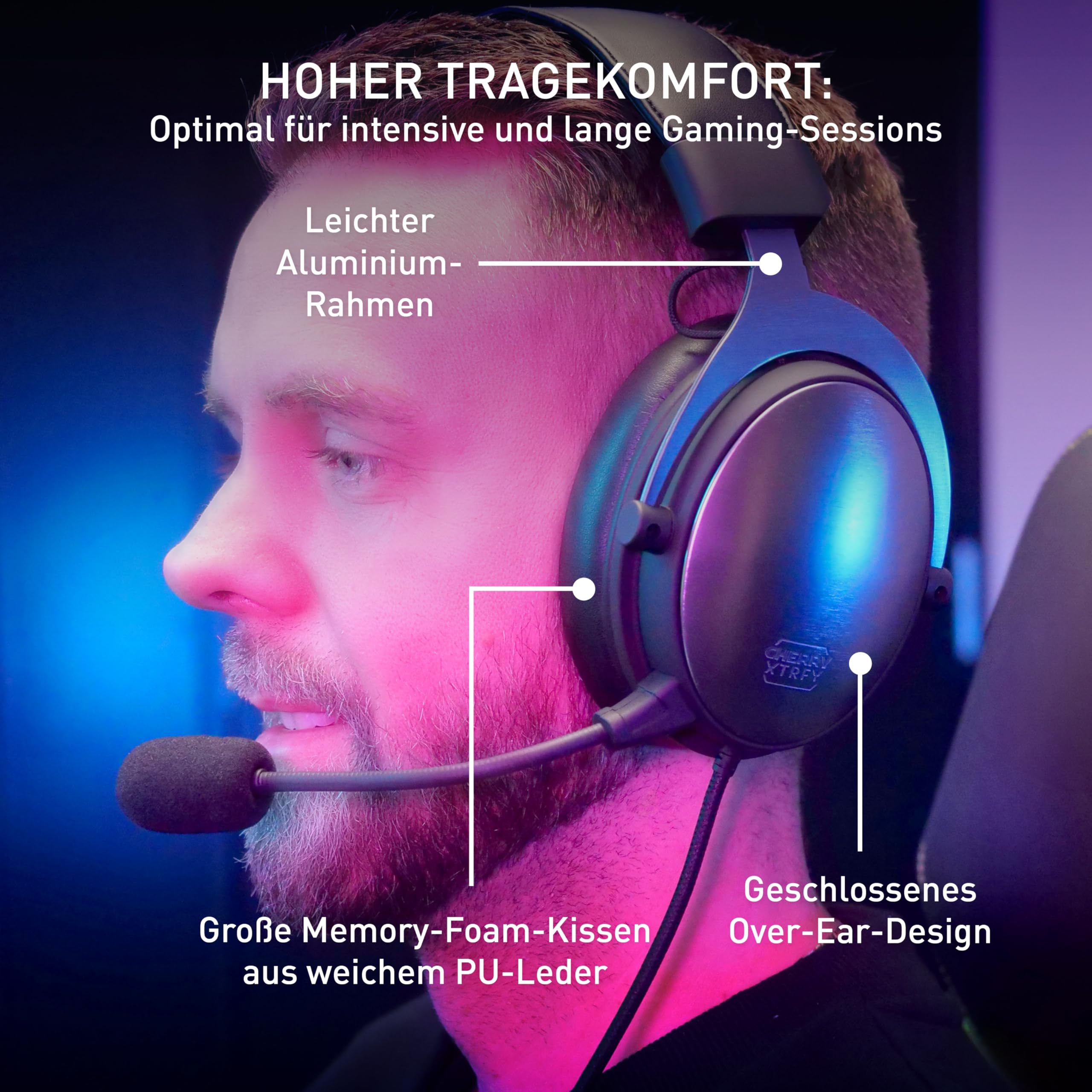 cherry-xtrfy-h1-profi-gaming-headset-schwarz-mit-60mm-treiber image 3