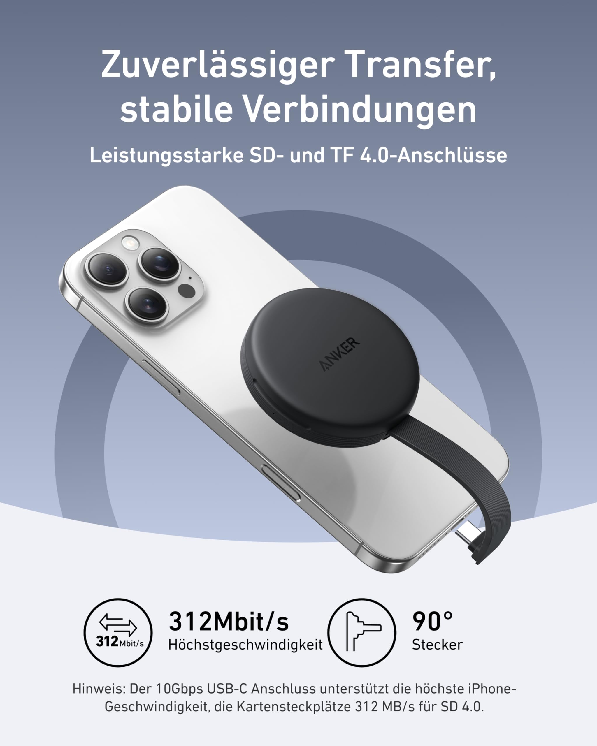 anker-maggo-usb-c-adapter-3-in-1-sd-kartenleser-312mb-s-magnetisch image 3