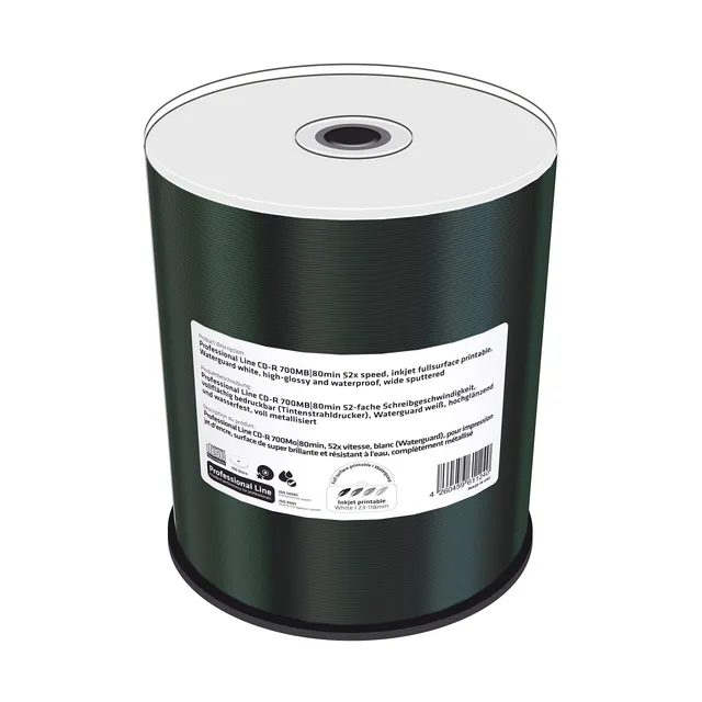 mediarange-cd-r-700mb-80min-52x-waterguard-100er-pack-bedruckbar image 1