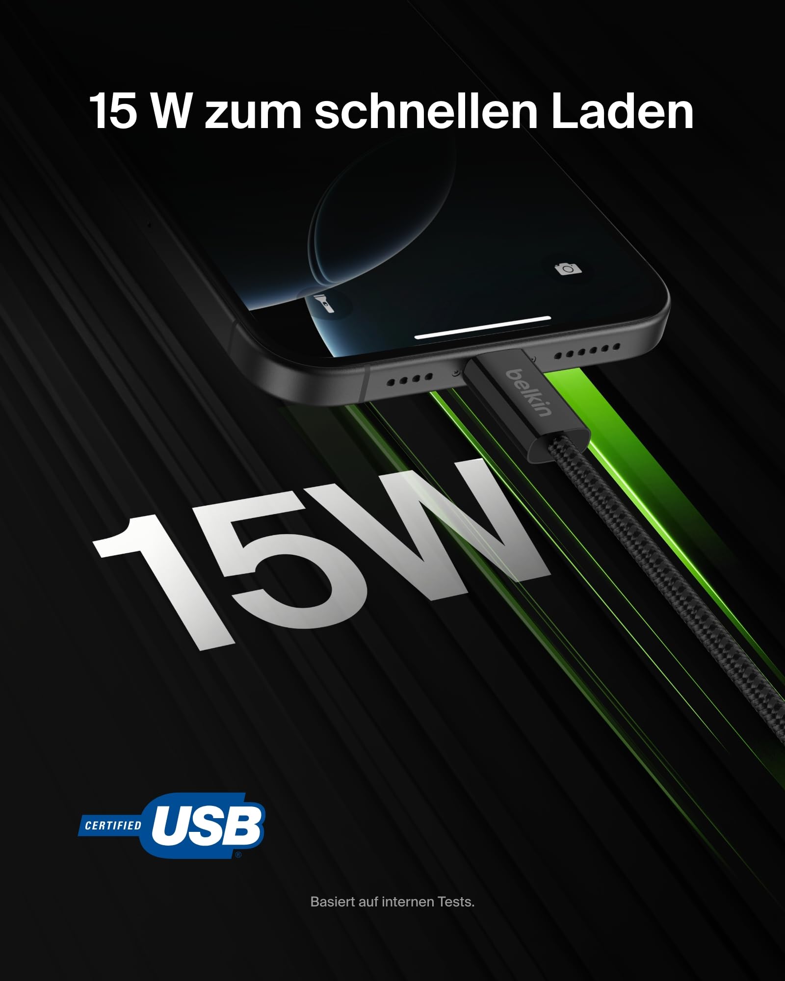 belkin-boostcharge-usb-a-auf-usb-c-ladekabel-1-5m-15w-2er-pack-schwarz image 2