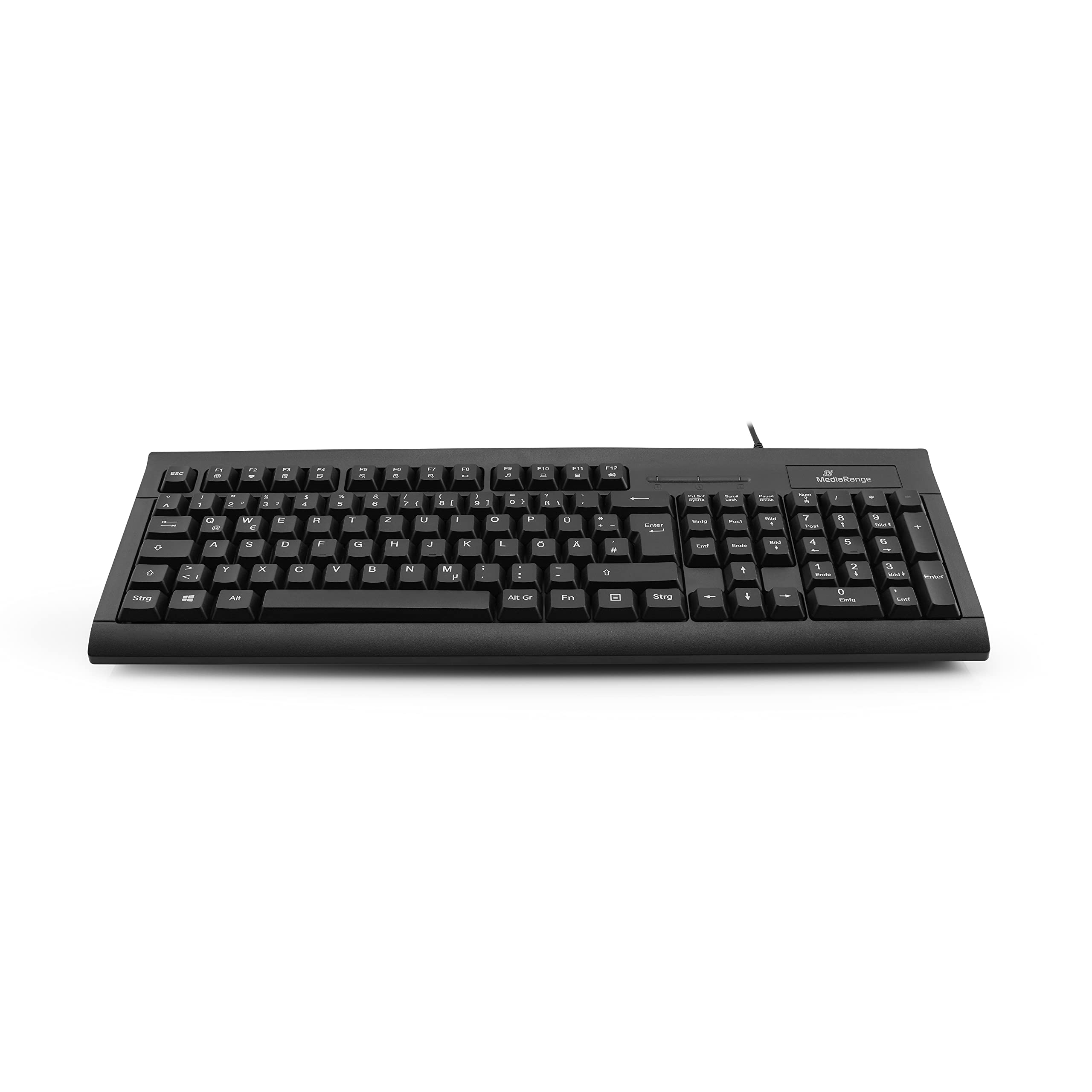 mediarange-kabel-tastatur-qwertz-mit-chip-kartenleser-schwarz image 5