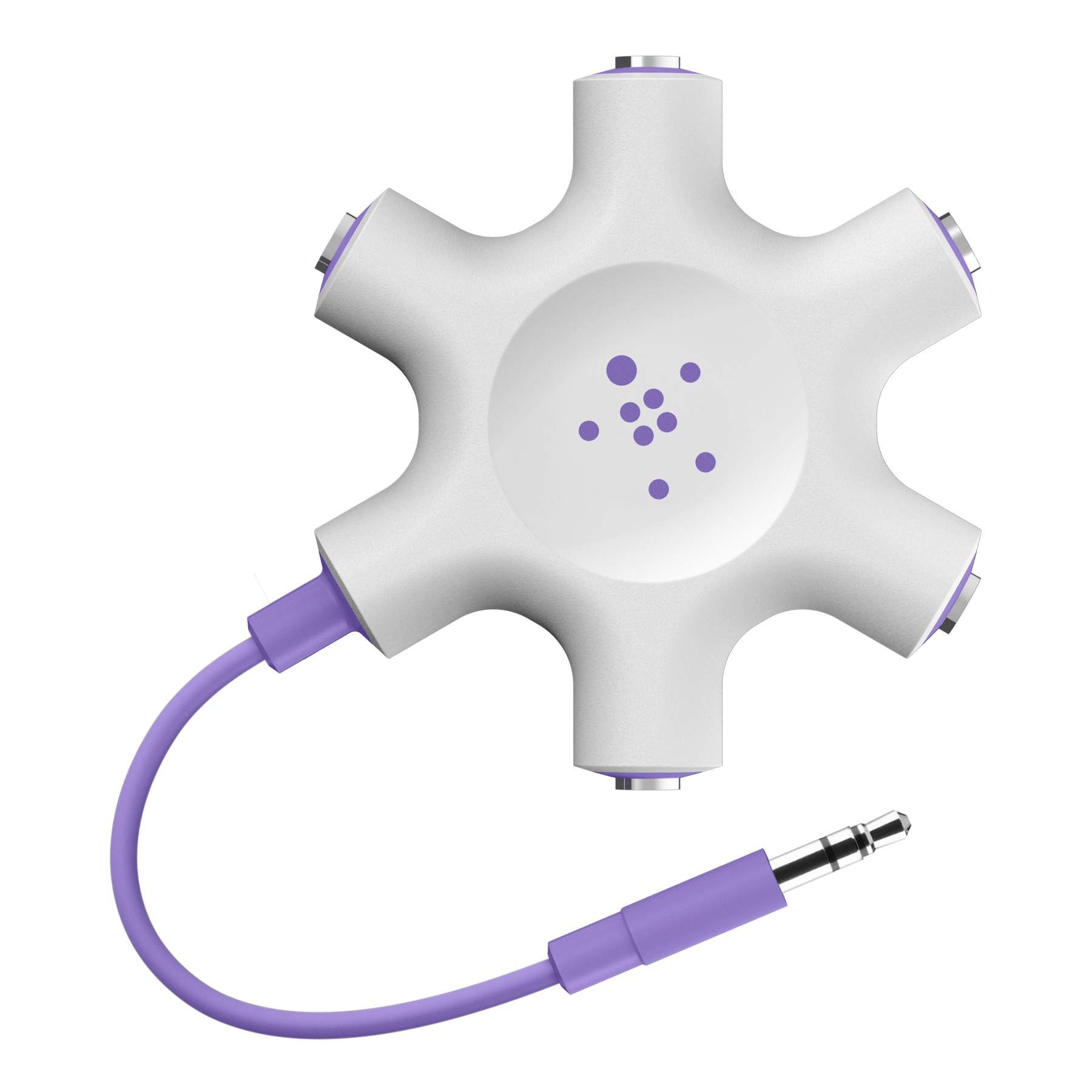 belkin-rockstar-f8z274bt-5-fach-kopfh-rer-splitter-3-5-mm-gr-n-wei image 7