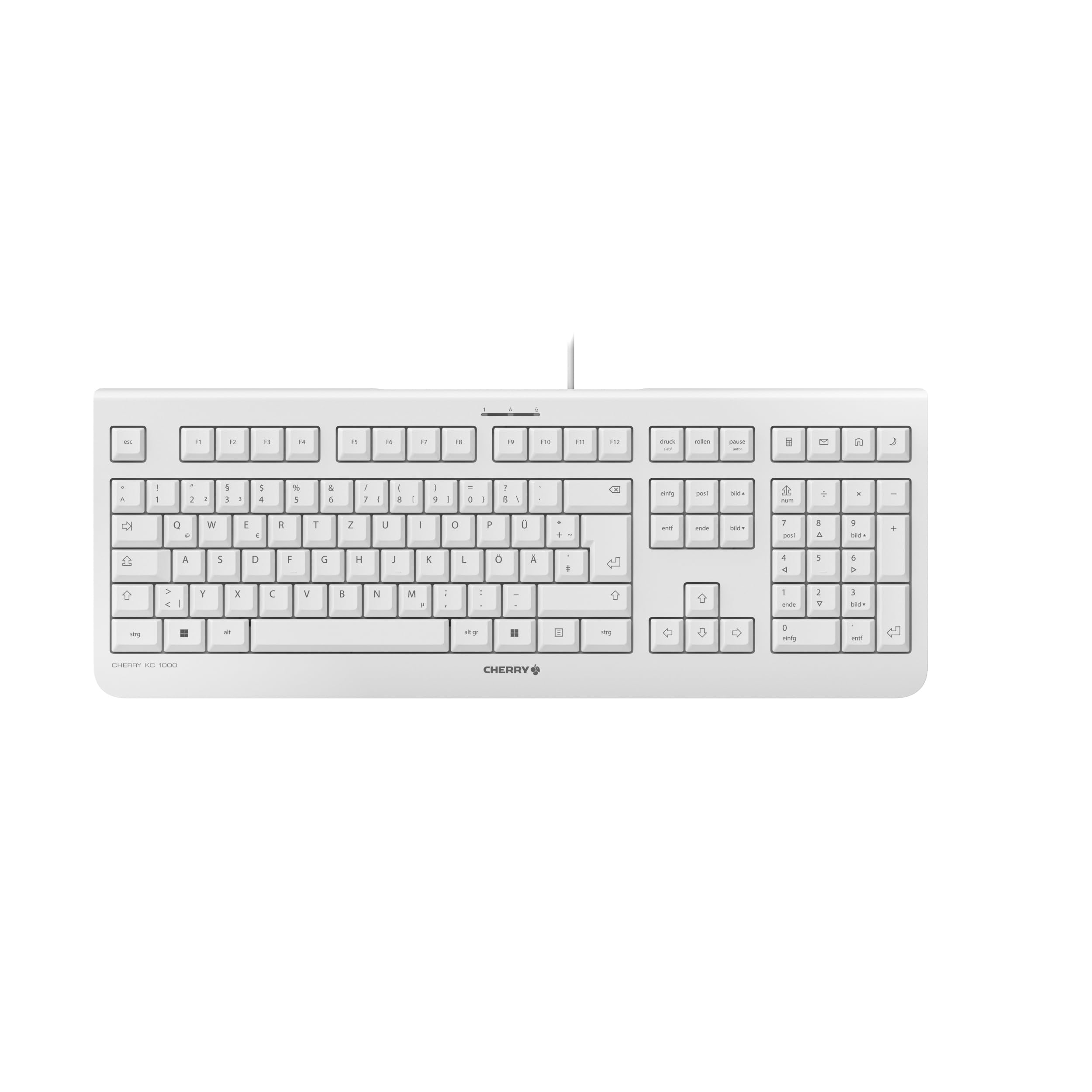 cherry-kc-1000-usb-tastatur-qwertz-flach-schwarz-mit-nummernblock image 8