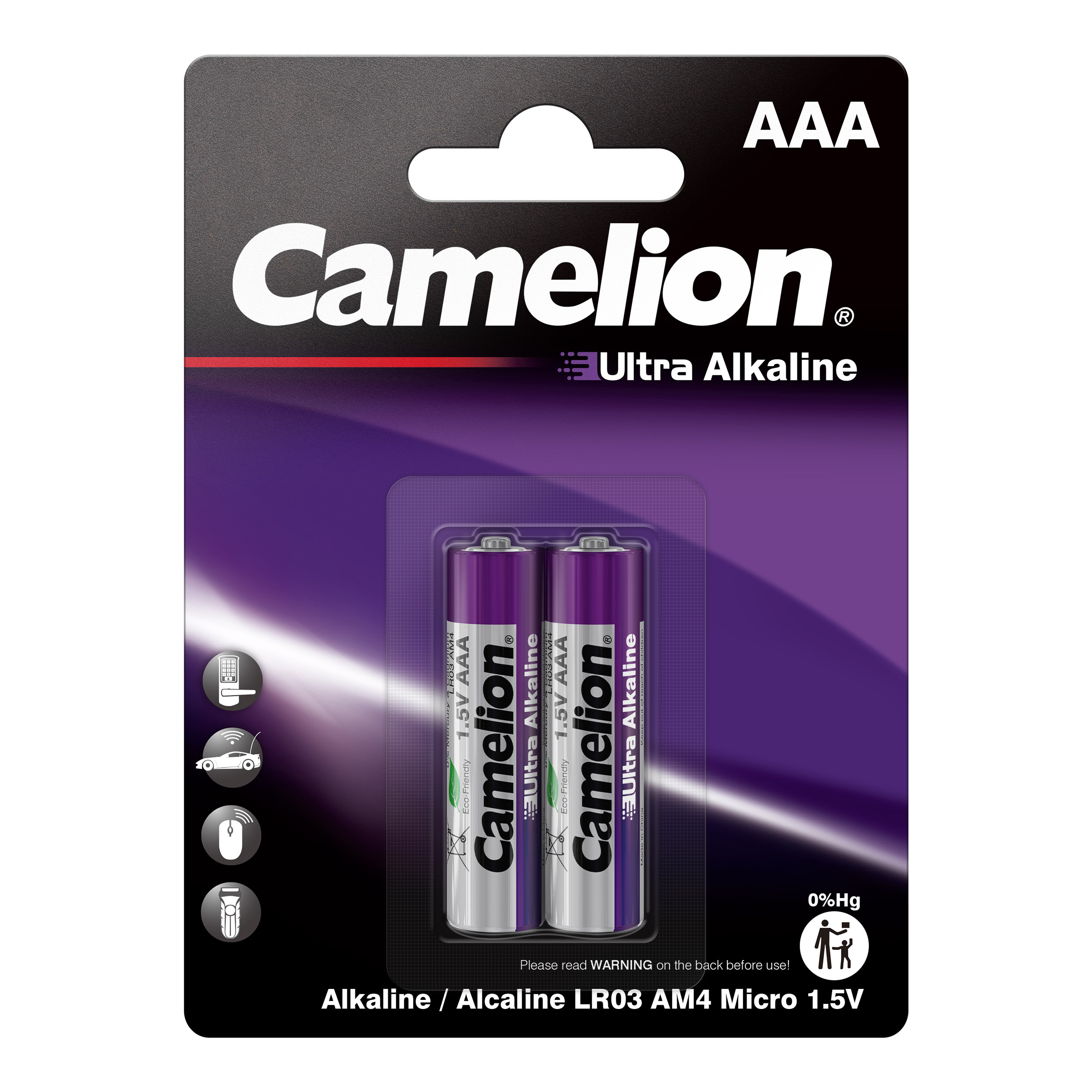 camelion-ultra-alkaline-aaa-lr03-2er-pack-micro-batterien image 1