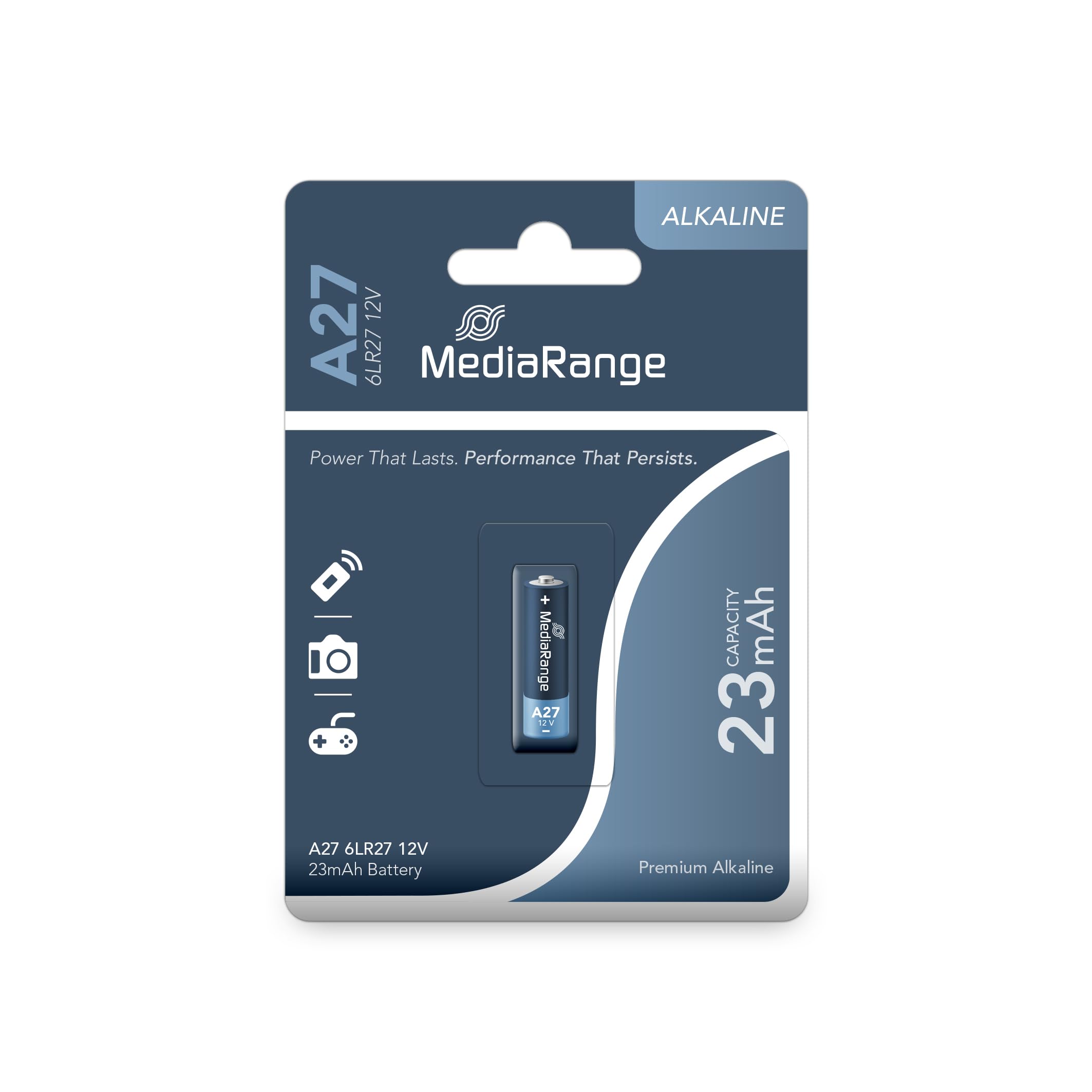 mediarange-alkaline-batterien-a27-6lr27-12v image 1