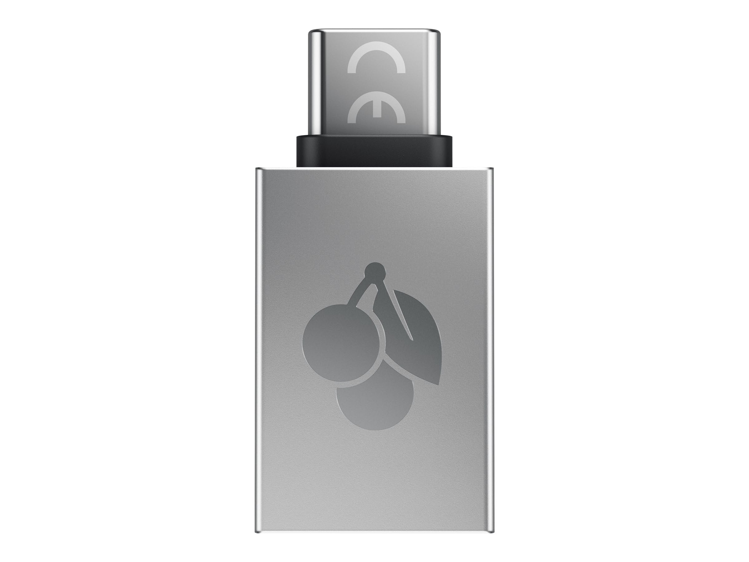 cherry-usb-a-auf-usb-c-adapter-silber-aluminium-5-gbit-s image 1