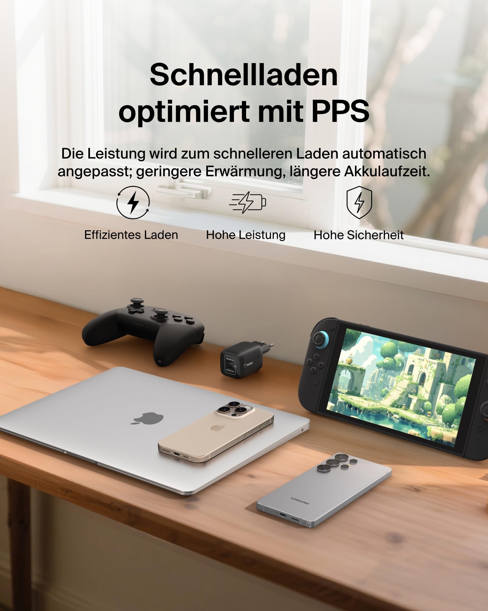 belkin-gaming-usb-c-ladeger-t-65w-2-port-gan-schwarz image 6