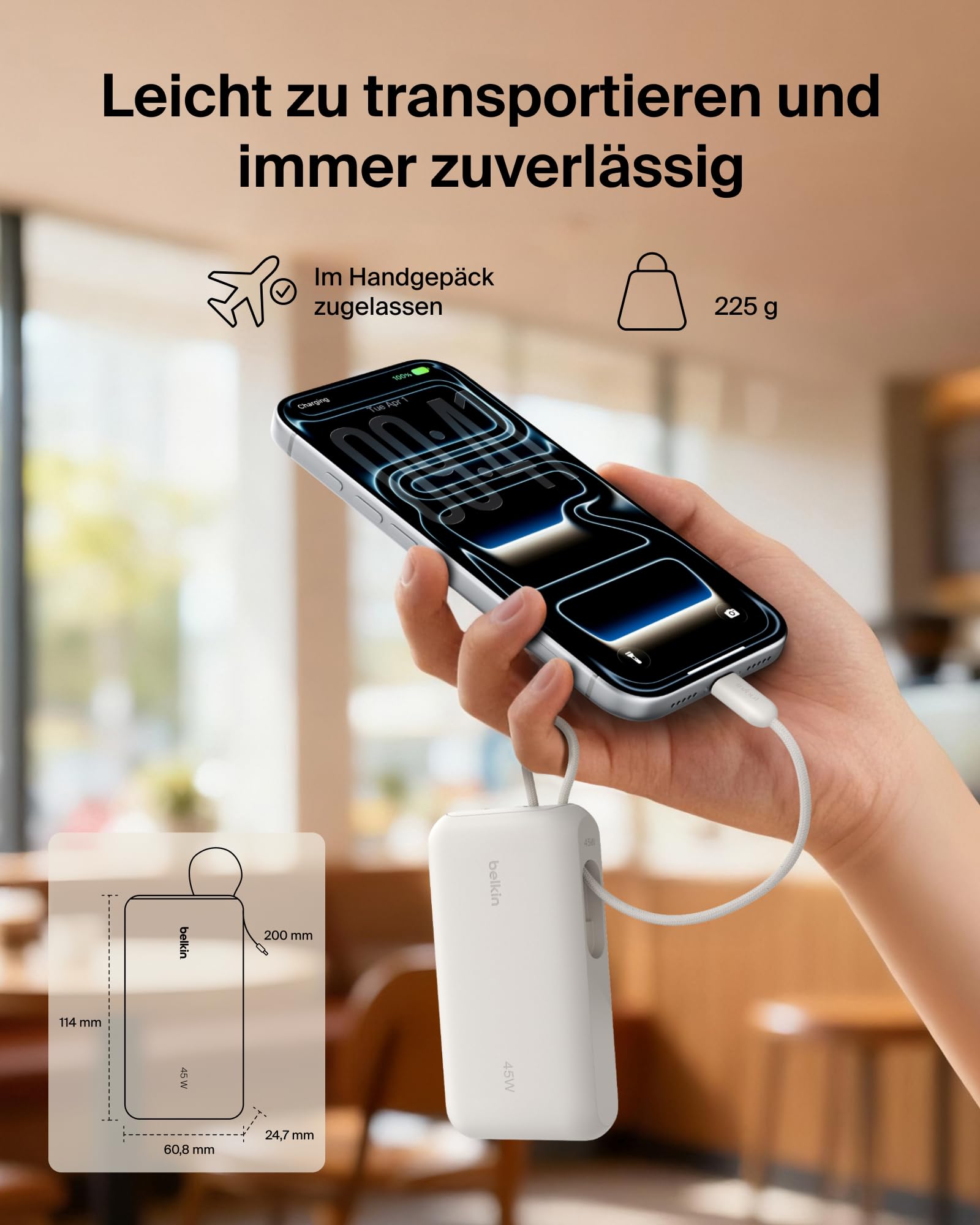 belkin-ultracharge-10000mah-powerbank-45w-mit-integriertem-usb-c-kabel-und-displ-2 image 8