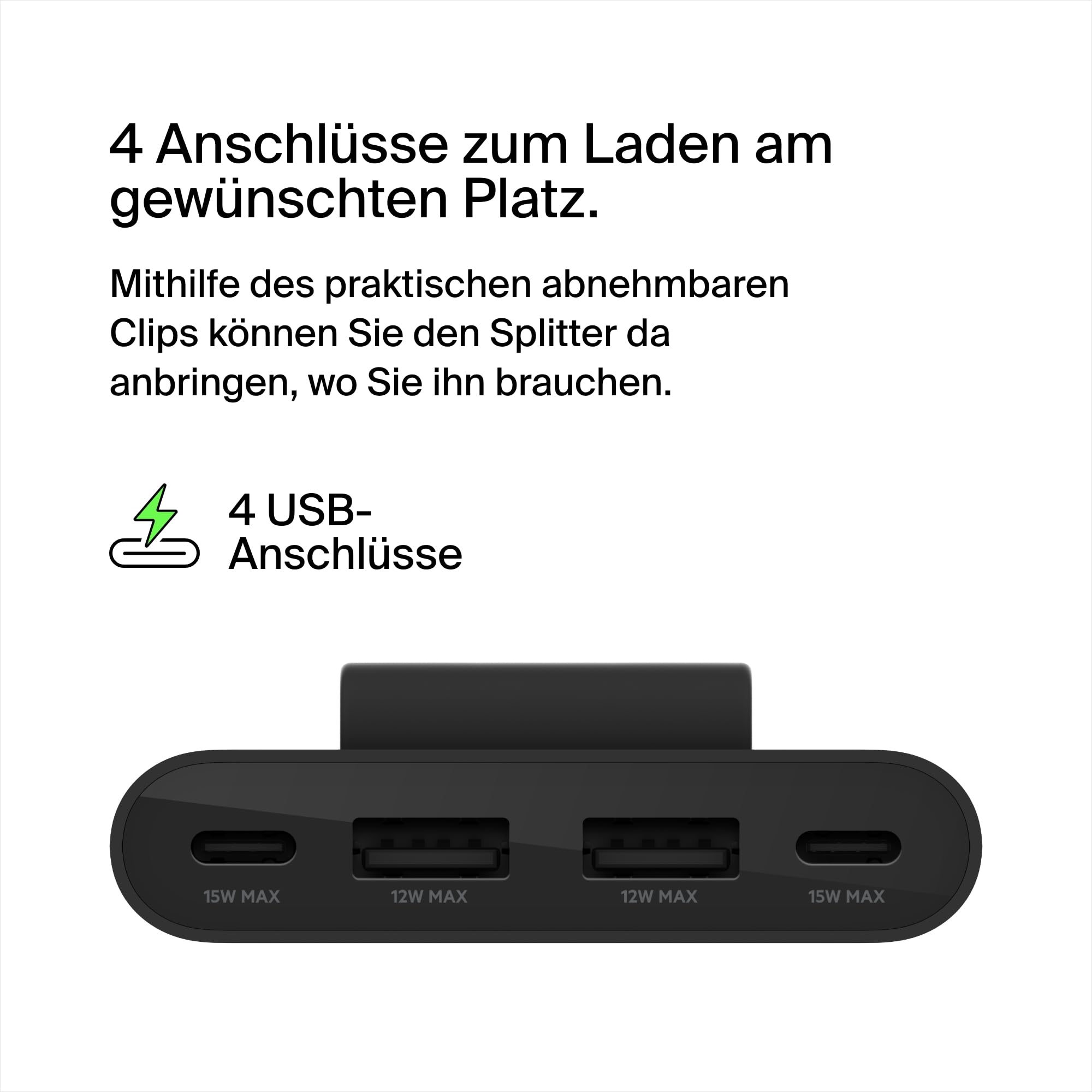 belkin-4-port-usb-splitter-30w-mit-2m-kabel-2x-usb-c-2x-usb-a-schwarz image 3