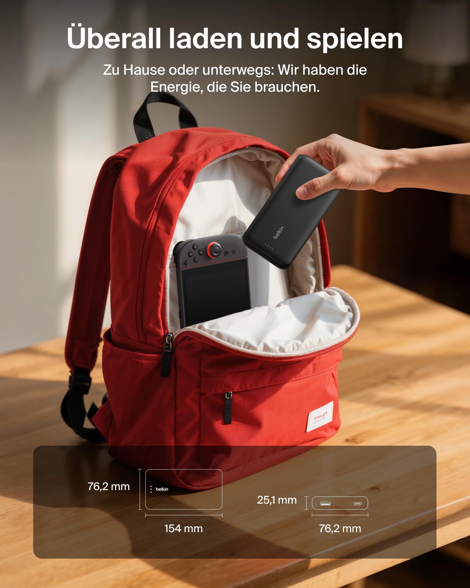 belkin-gaming-powerbank-20000mah-30w-mit-usb-c-kabel-schwarz image 6