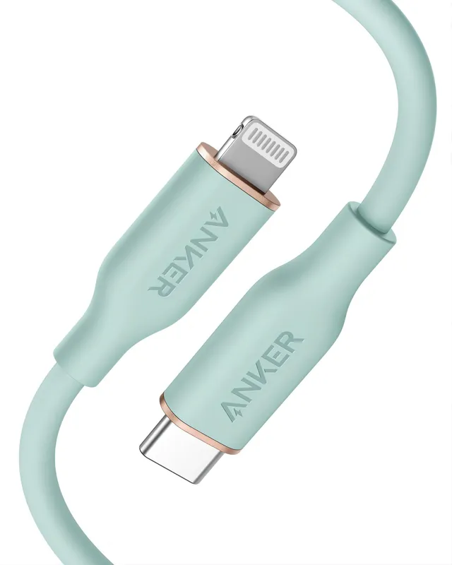 anker-powerline-iii-flow-usb-c-auf-lightning-kabel-90cm-mfi-mintgr-n-silikon image 1