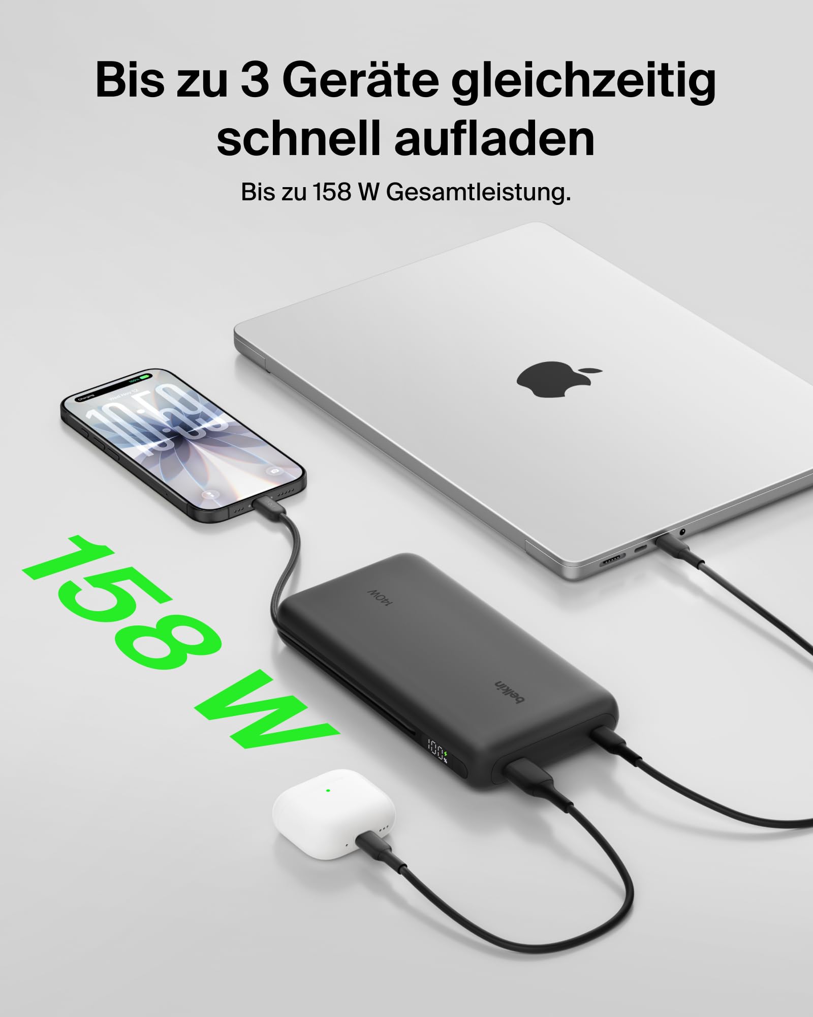 belkin-ultracharge-pro-power-bank-25000mah-158w-usb-c-laptop-schwarz image 3