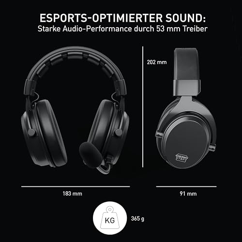cherry-xtrfy-h3-wireless-gaming-headset-schwarz-mit-abnehmbarem-mikro image 8