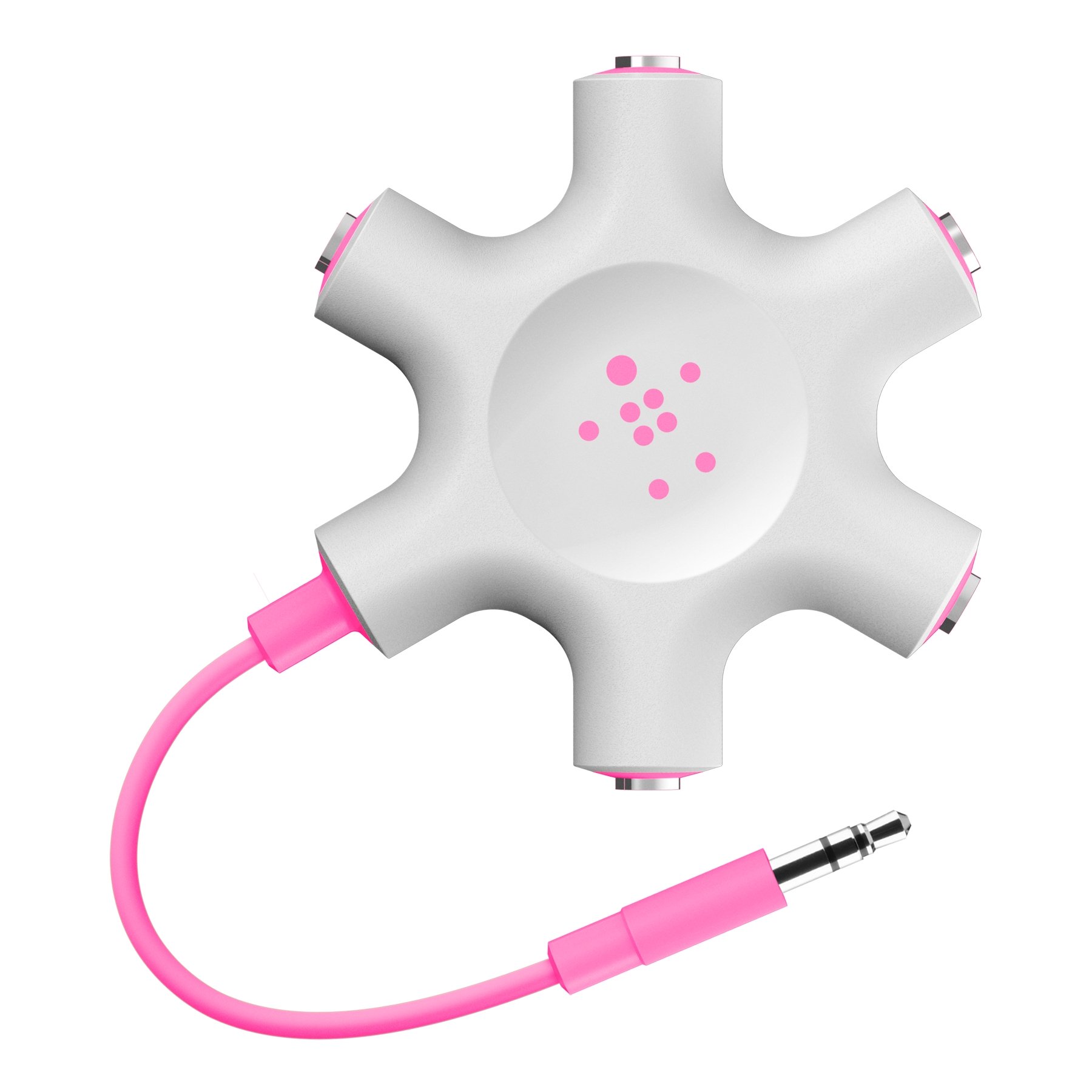 belkin-rockstar-f8z274bt-5-fach-kopfh-rer-splitter-3-5-mm-gr-n-wei image 8