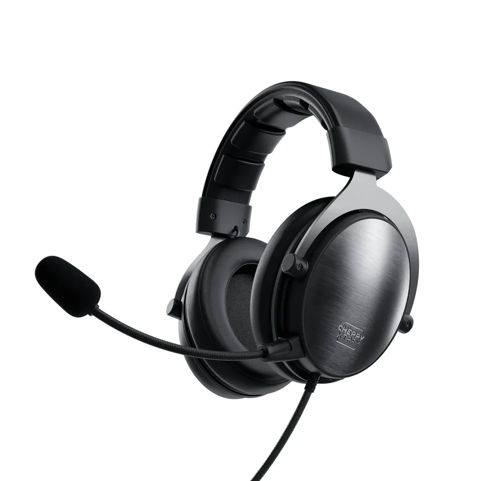 cherry-xtrfy-h1-profi-gaming-headset-schwarz-mit-60mm-treiber image 1
