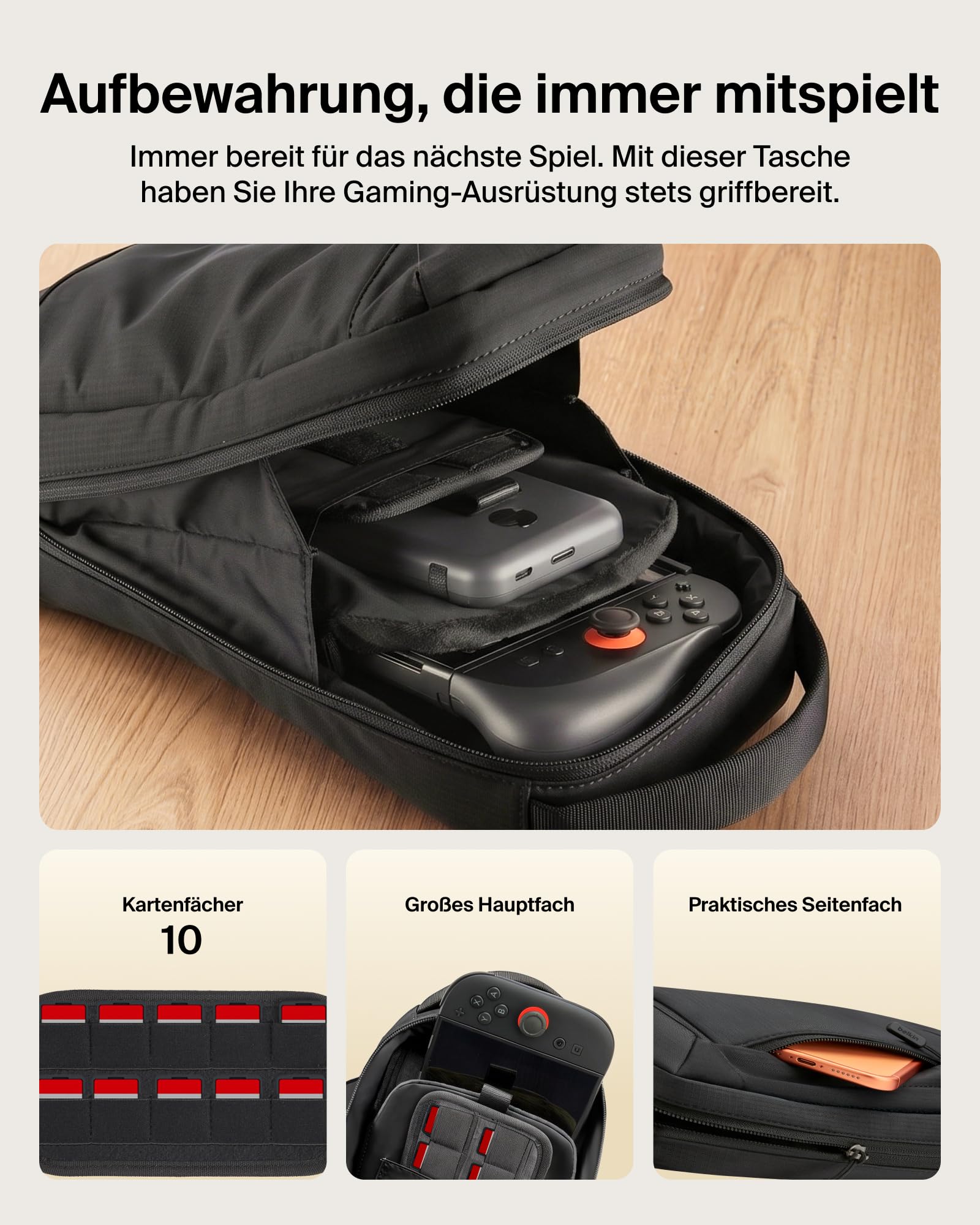 belkin-gaming-travel-bag-umh-ngetasche-f-r-nintendo-switch-2-schwarz image 4