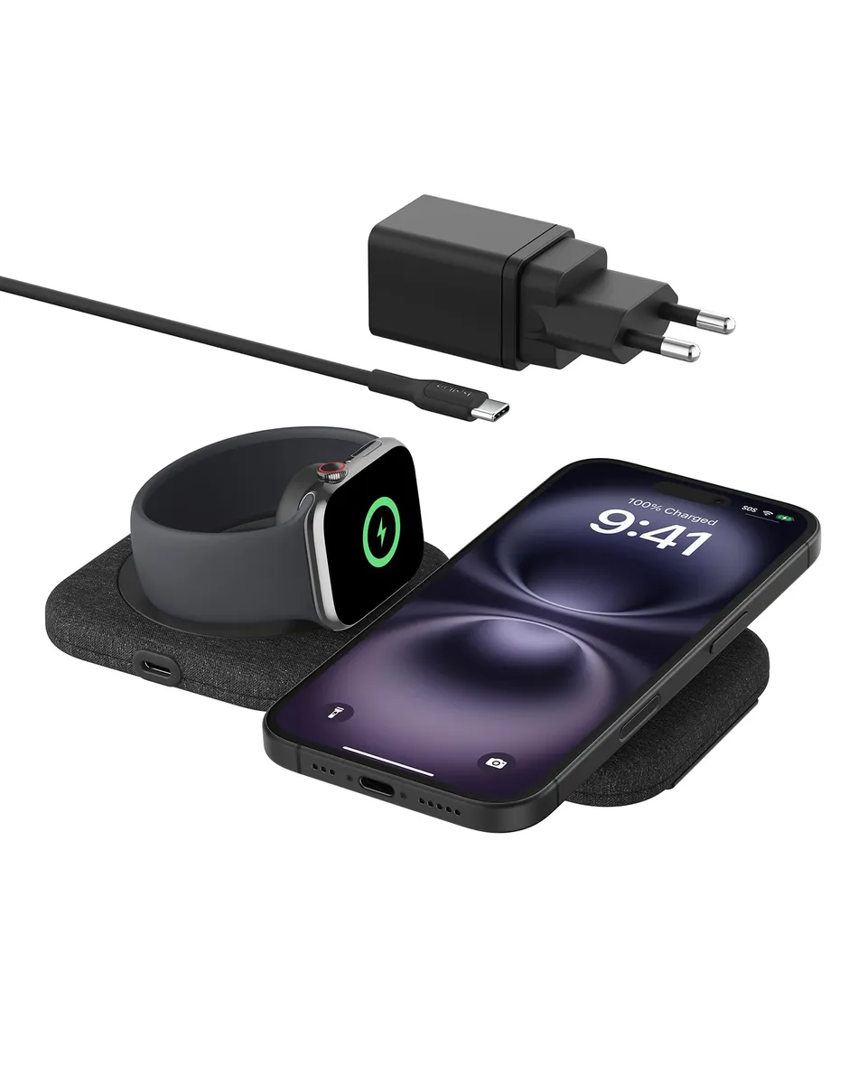 belkin-boostcharge-pro-2-in-1-qi2-magnetische-reiseladestation-15w image 1