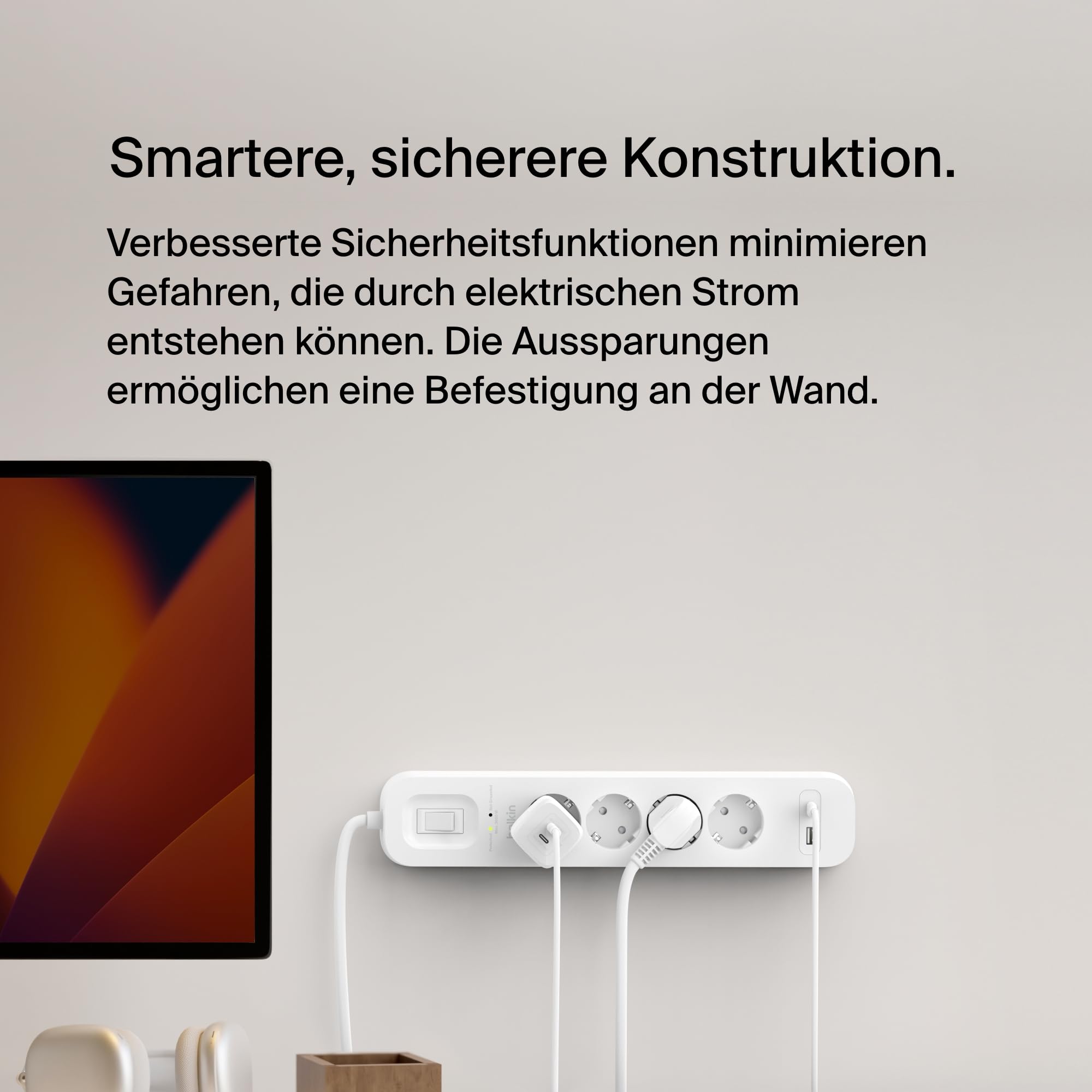 belkin-4-fach-steckdosenleiste-mit-berspannungsschutz-usb-c-usb-a-2m-525j image 5