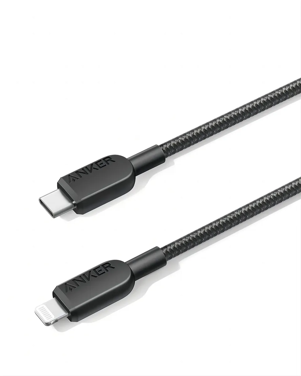 anker-310-usb-c-auf-lightning-kabel-90-cm-mfi-schnellladen-schwarz image 1