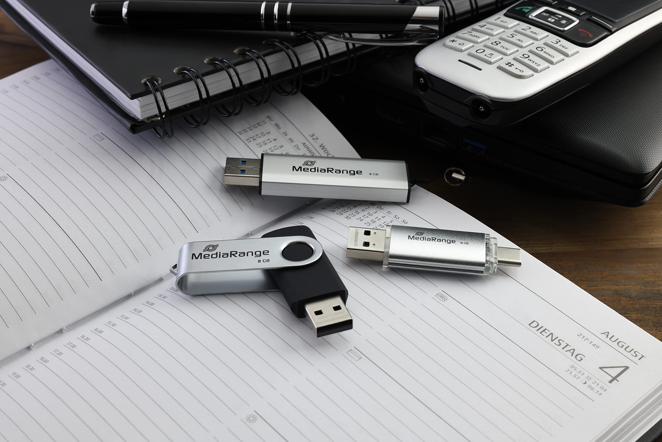 mediarange-flexi-drive-usb-stick-usb-2-0-8gb-schwarz image 7