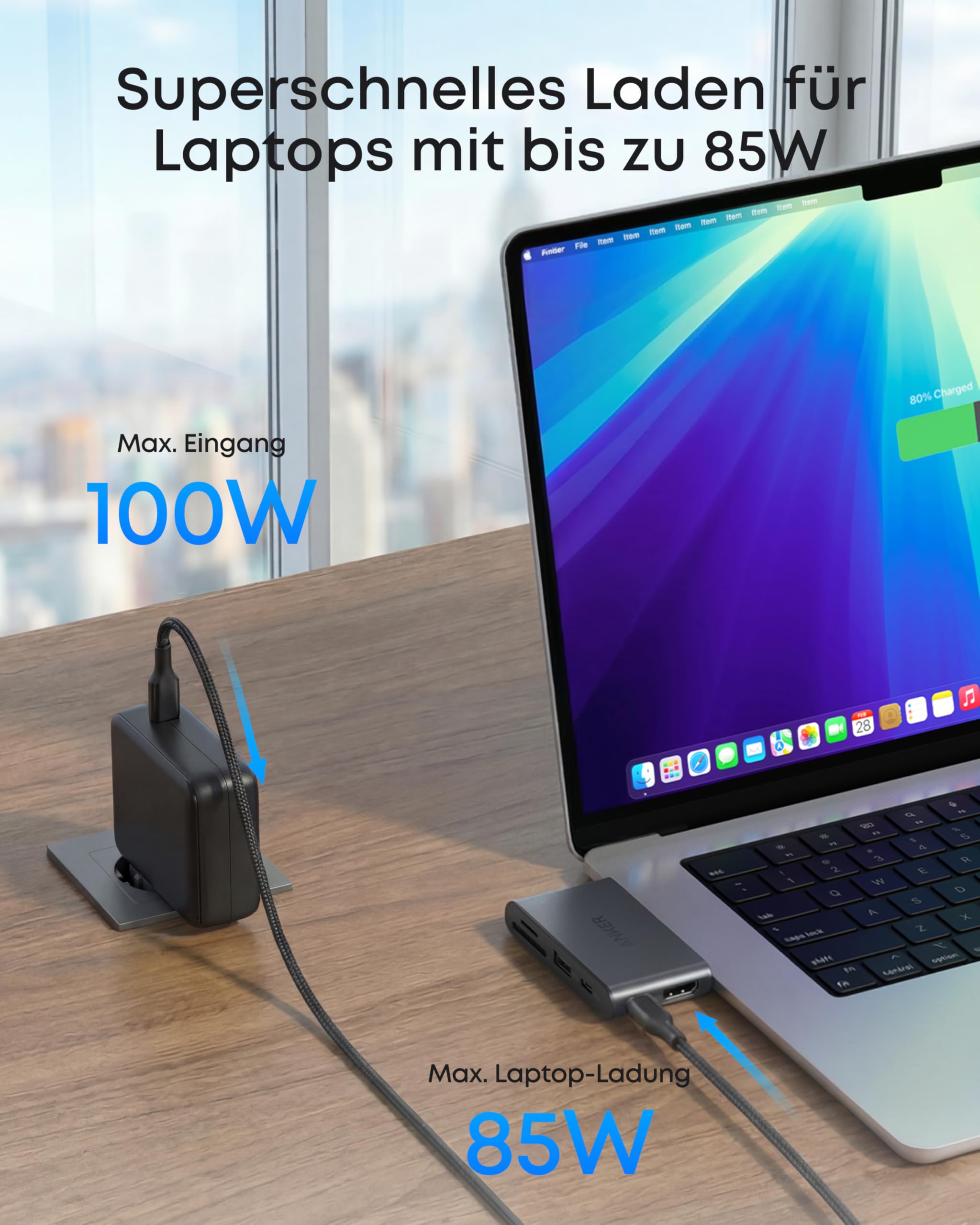 anker-nano-hub-6-in-1-usb-c-mit-85w-pd-und-4k-60hz-hdmi image 4