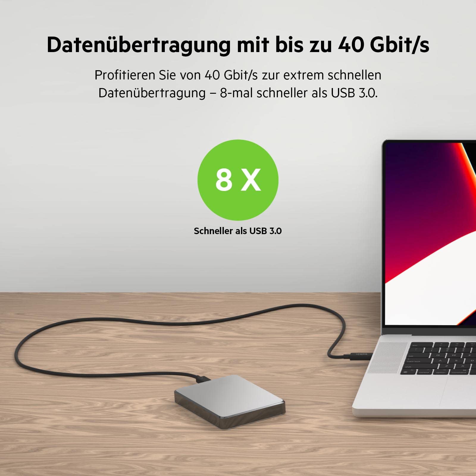 belkin-aktives-thunderbolt-4-kabel-2m-40-gbit-s-100w-usb-c image 2