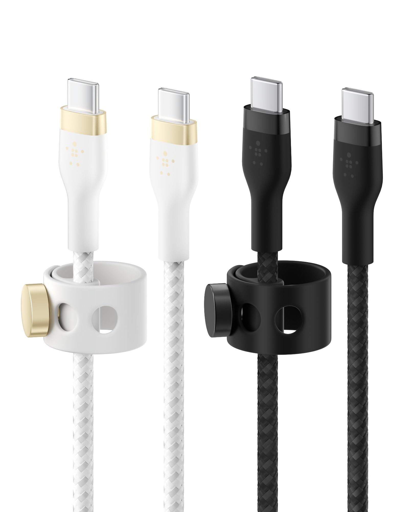belkin-boostcharge-pro-flex-usb-c-auf-usb-c-kabel-1m-2er-pack-schwarz-wei image 1