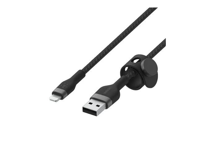 belkin-boostcharge-pro-flex-usb-a-auf-lightning-kabel-2-m-schwarz image 1