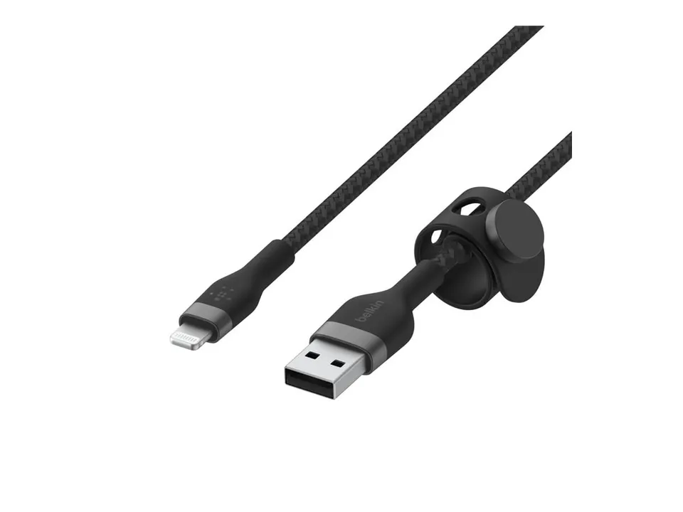 belkin-boostcharge-pro-flex-usb-a-auf-lightning-kabel-2-m-schwarz image 1