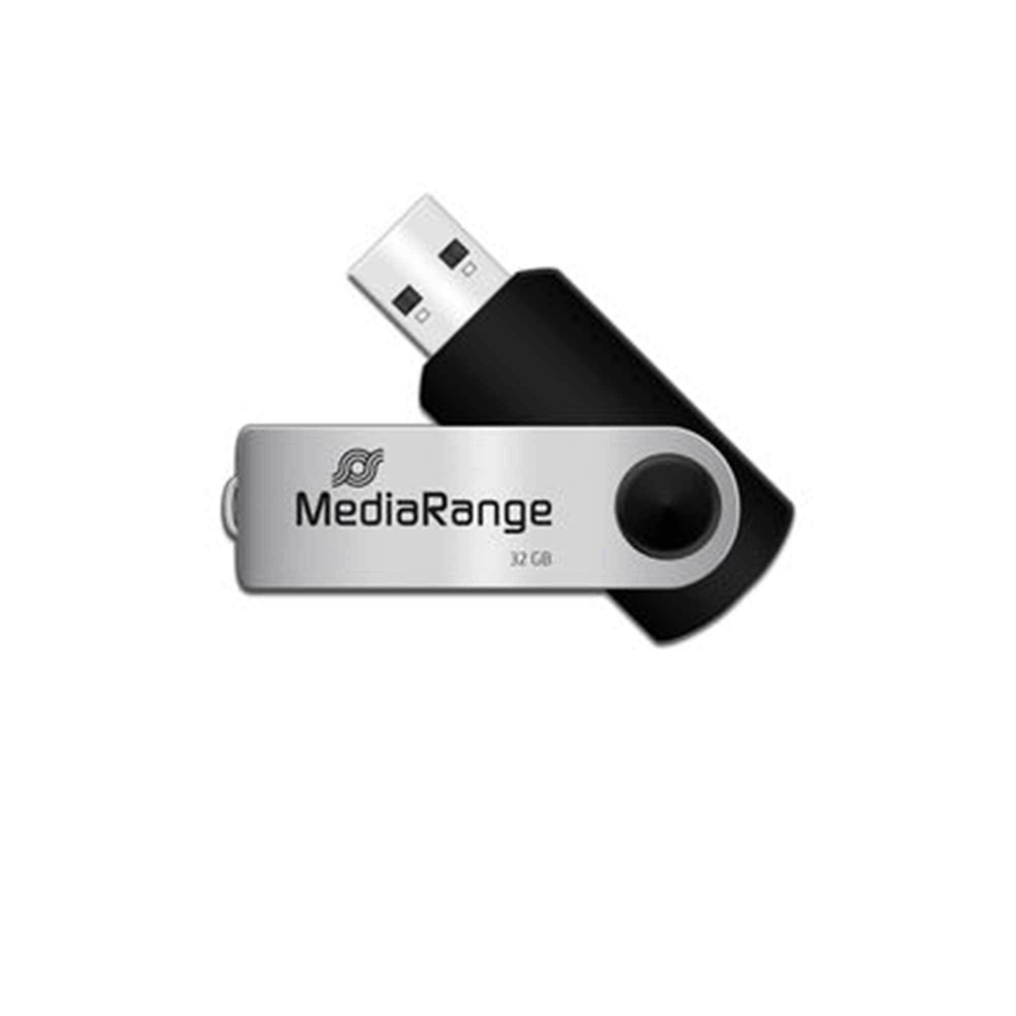 mediarange-usb-stick-usb-2-0-32-gb-mit-drehkappe-schwarz image 2
