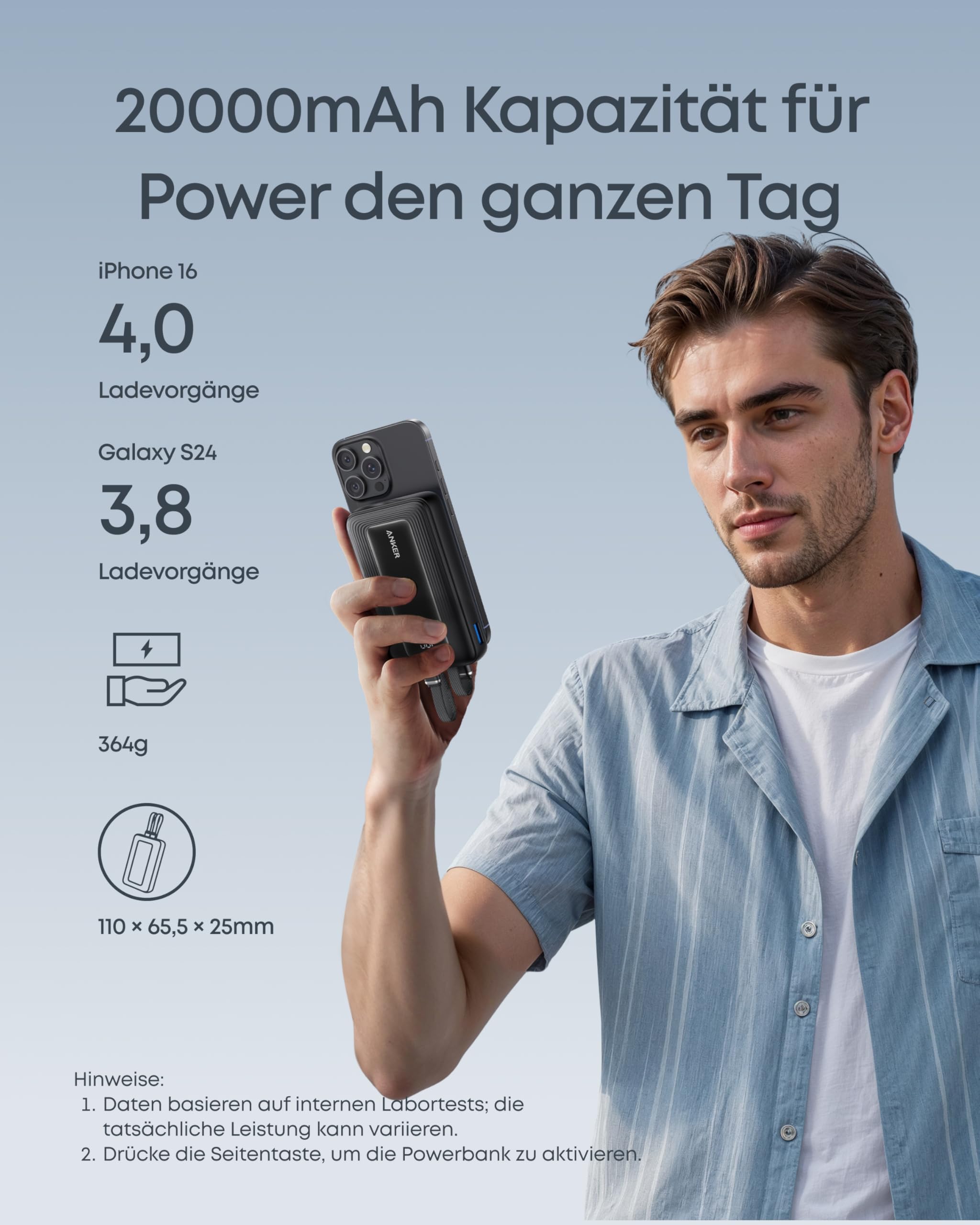 anker-zolo-powerbank-20000mah-45w-mit-2x-integriertem-usb-c-kabel image 4