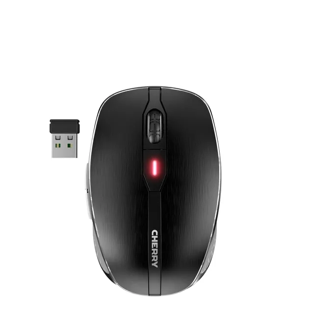 cherry-mw-8c-advanced-kabellose-maus-mit-transportbeutel-schwarz image 1