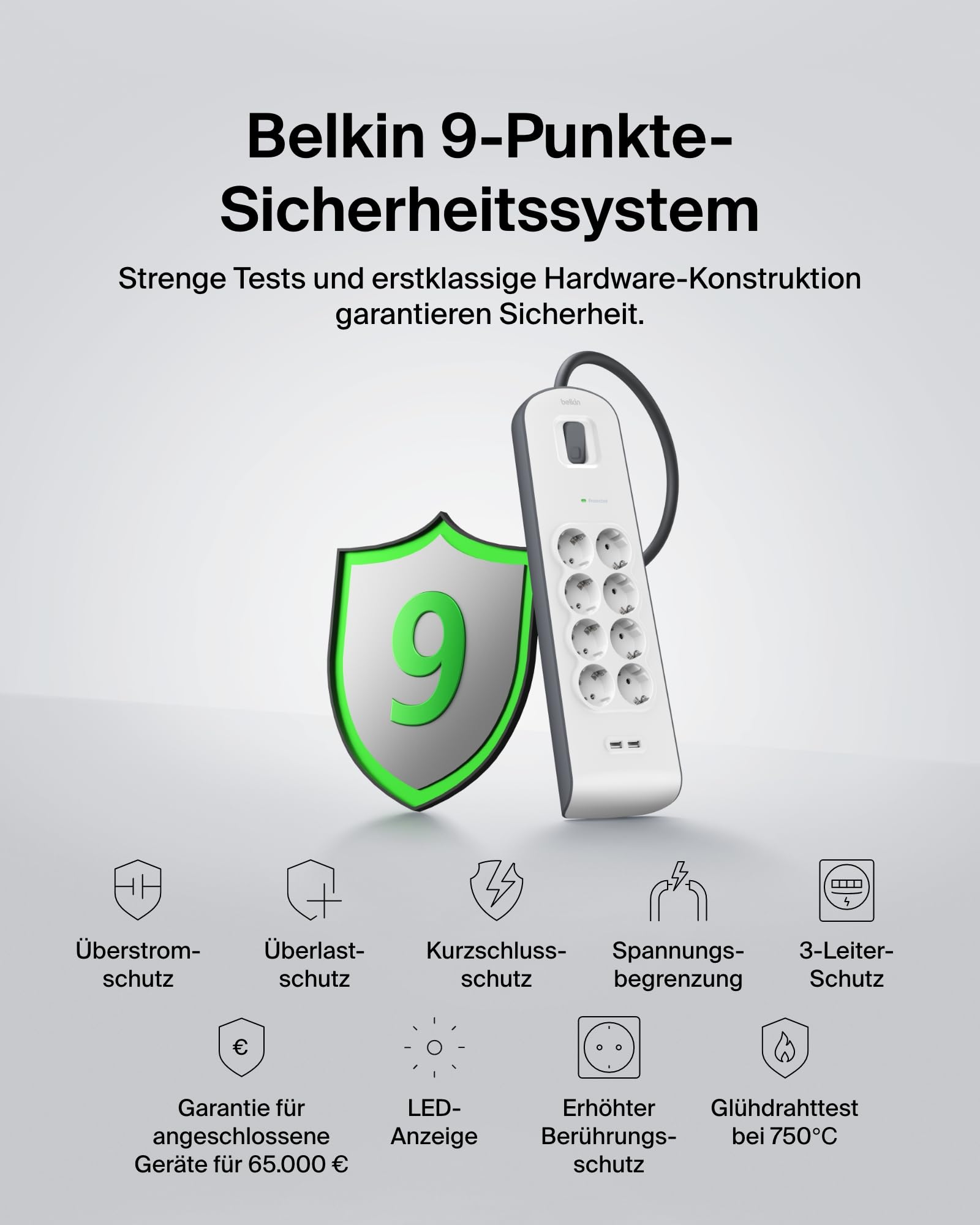 belkin-8-fach-steckdosenleiste-mit-berspannungsschutz-und-2x-usb-a-2-4a-2-m image 4