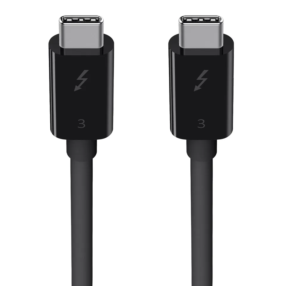 belkin-thunderbolt-3-usb-c-kabel-0-8m-40-gbit-s-5k-100w-schwarz image 1