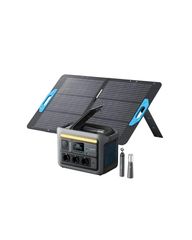 anker-solix-c800-plus-powerstation-768wh-1200w-100w-solarpanel-camping-set image 1