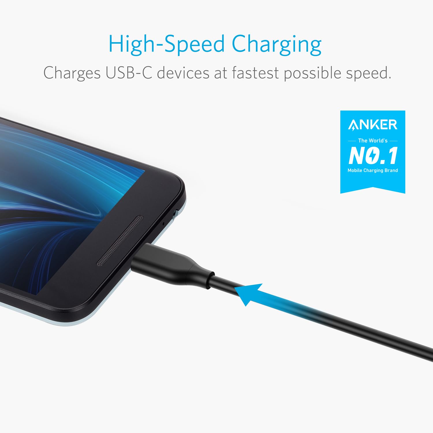 anker-powerline-usb-auf-usb-c-3-0-kabel-300cm-schwarz image 2