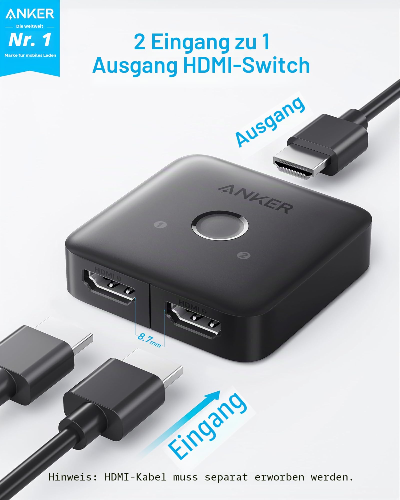 anker-hdmi-switch-a83h1-4k-60hz-2-in-1-ausgang image 2