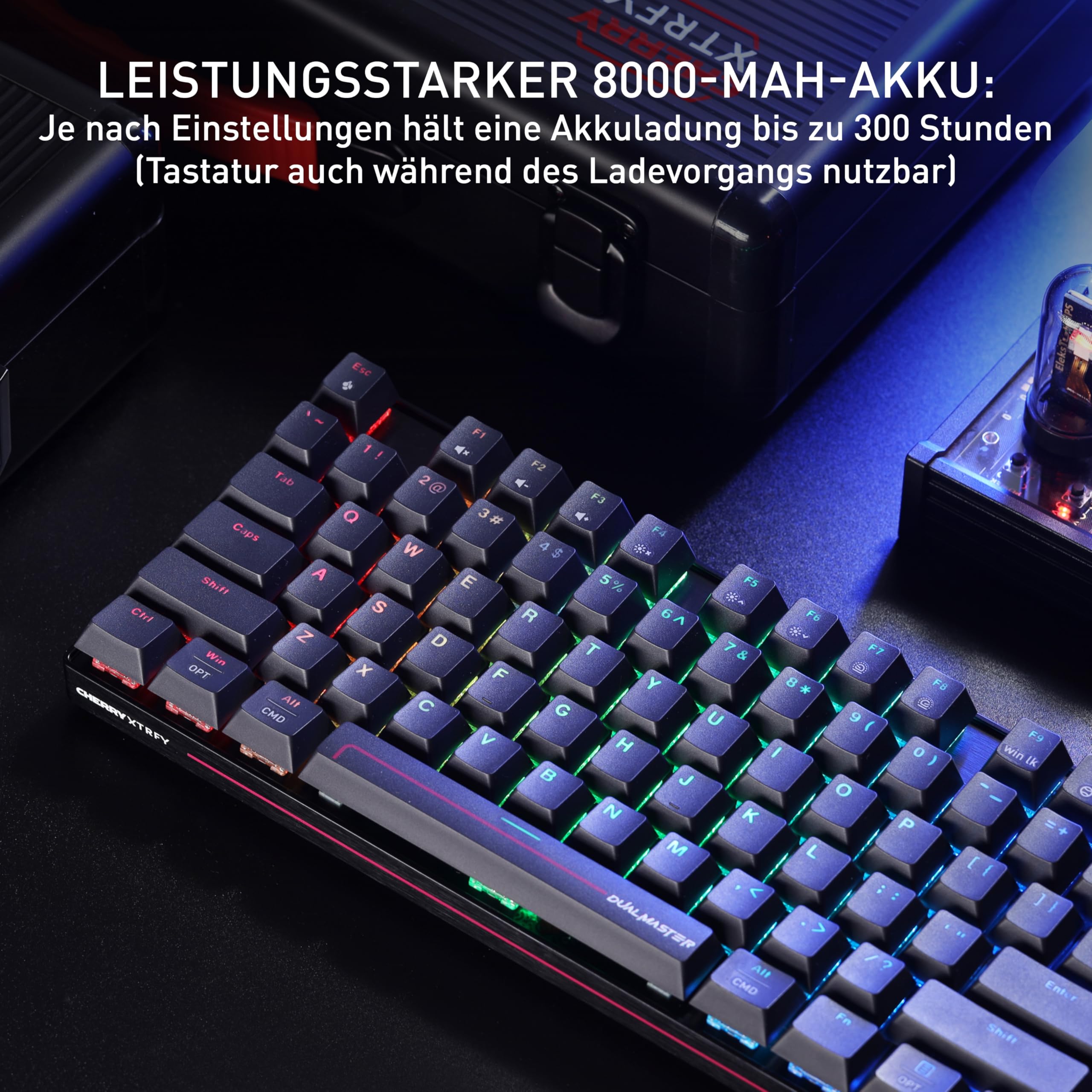 cherry-xtrfy-mx-8-2-pro-tmr-wireless-gaming-tastatur-de-qwertz-schwarz-tkl image 6