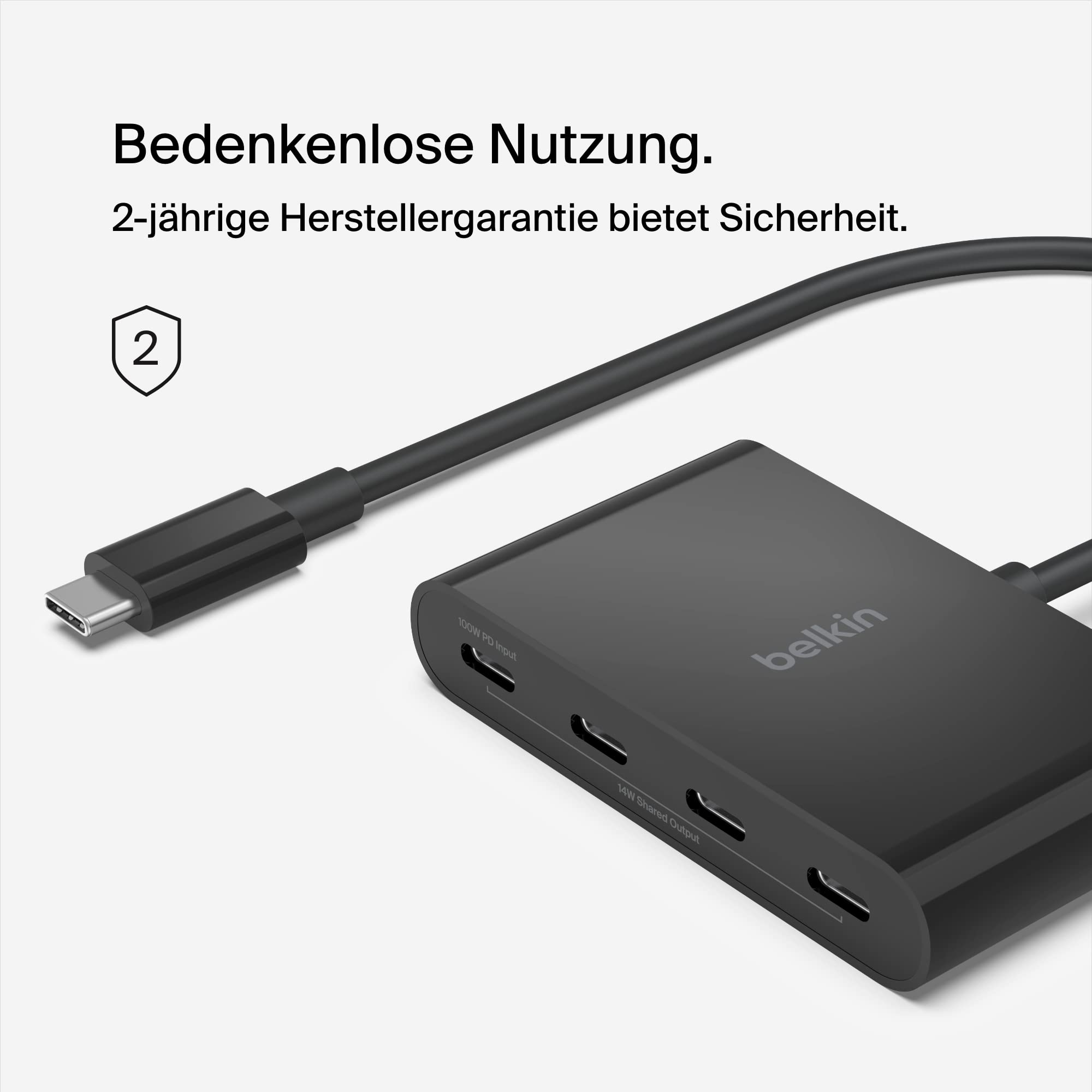 belkin-connect-usb-c-auf-4-port-usb-c-hub-10-gbit-s-100w-pd-schwarz image 7