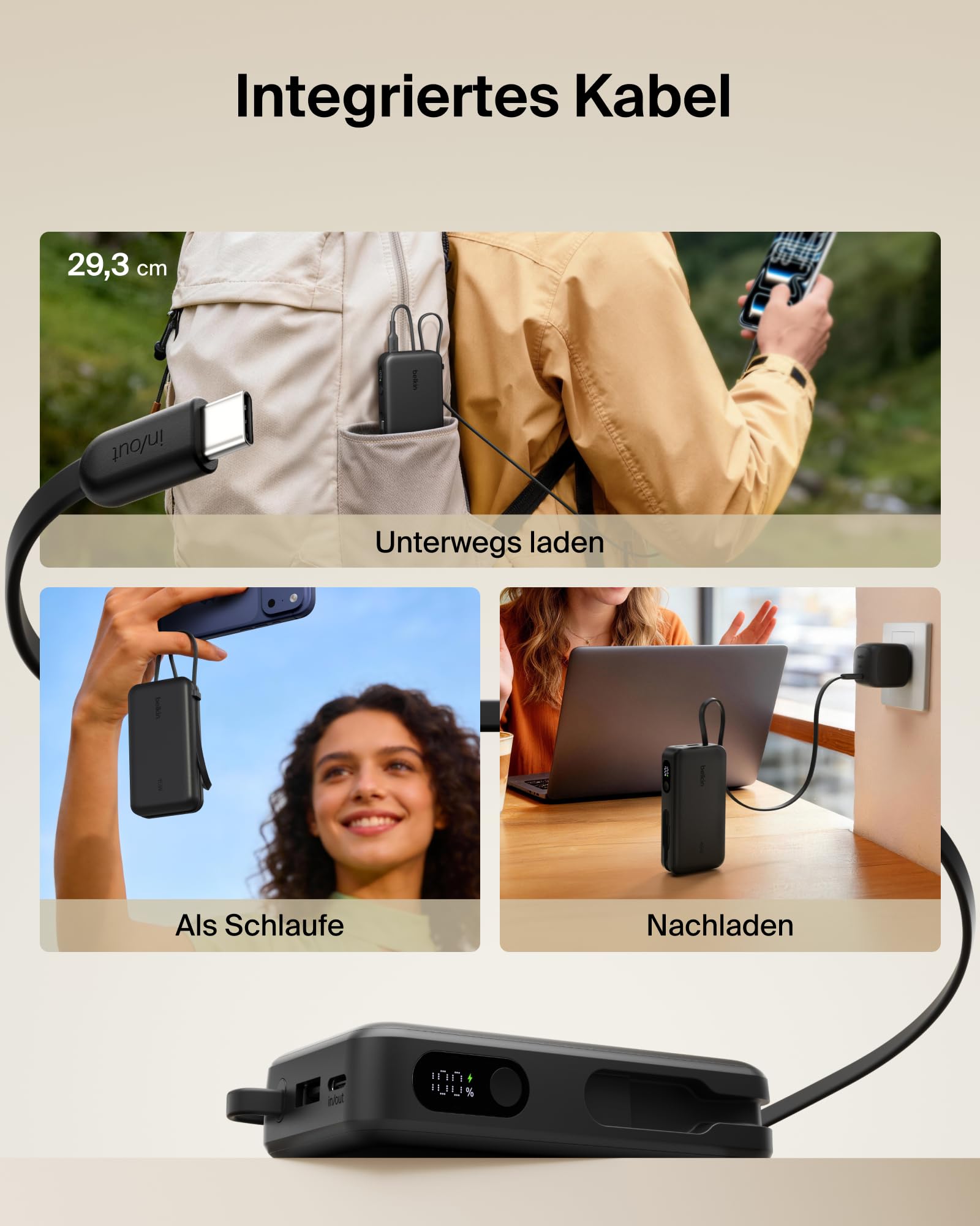 belkin-ultracharge-10000mah-powerbank-45w-mit-integriertem-usb-c-kabel-und-displ image 6