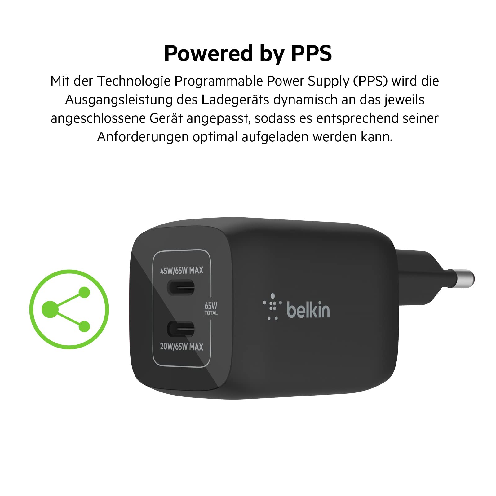 belkin-65-w-usb-c-ladeger-t-mit-2-ports-gan-pd-3-0-schwarz image 6