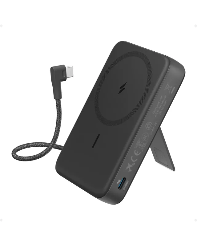 anker-zolo-10k-magnetische-powerbank-mit-usb-c-kabel-und-st-nder image 1
