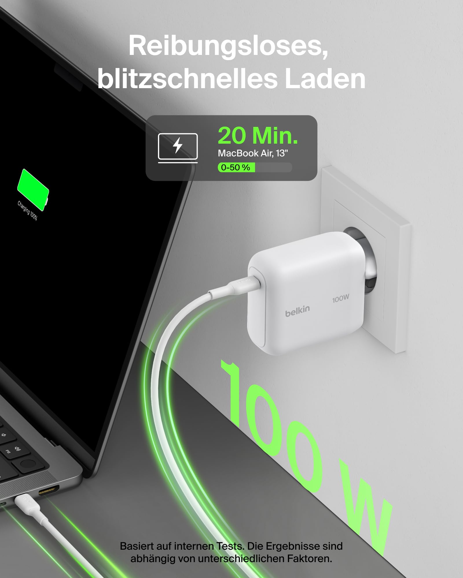 belkin-boostcharge-100w-gan-usb-c-schnellladeger-t-wei-mit-1-5m-usb-c-kabel image 2