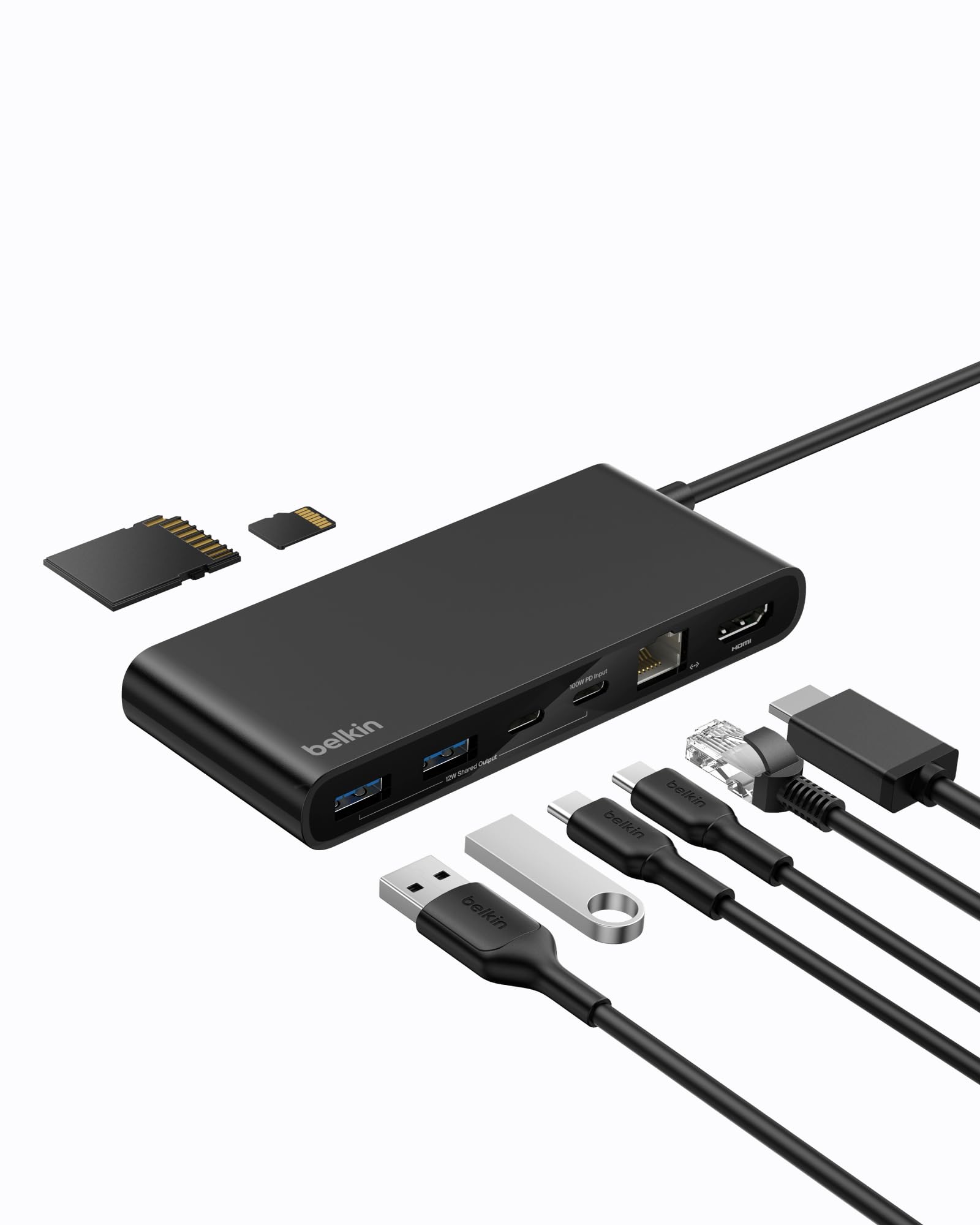 belkin-connect-8-in-1-usb-c-hub-4k-60hz-100w-pd image 1