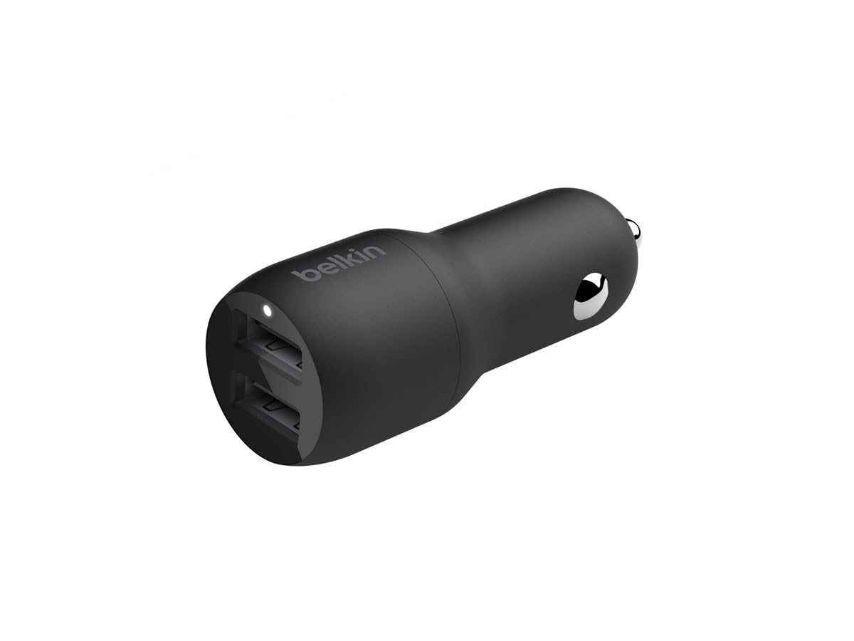 belkin-boostcharge-usb-a-kfz-ladeger-t-24w-2-port-mit-lightning-kabel image 1