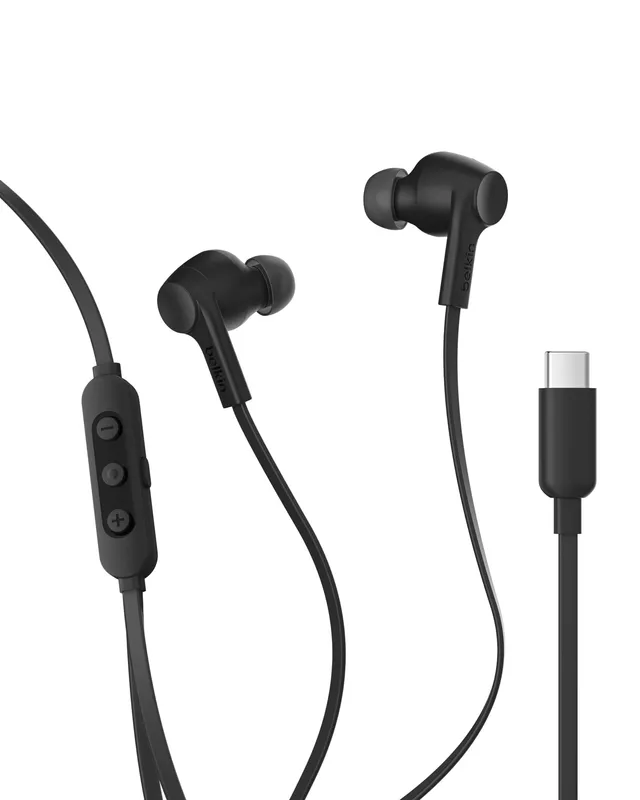 belkin-soundform-anc-earphones-usb-c-in-ear-schwarz-mit-mikrofon image 1