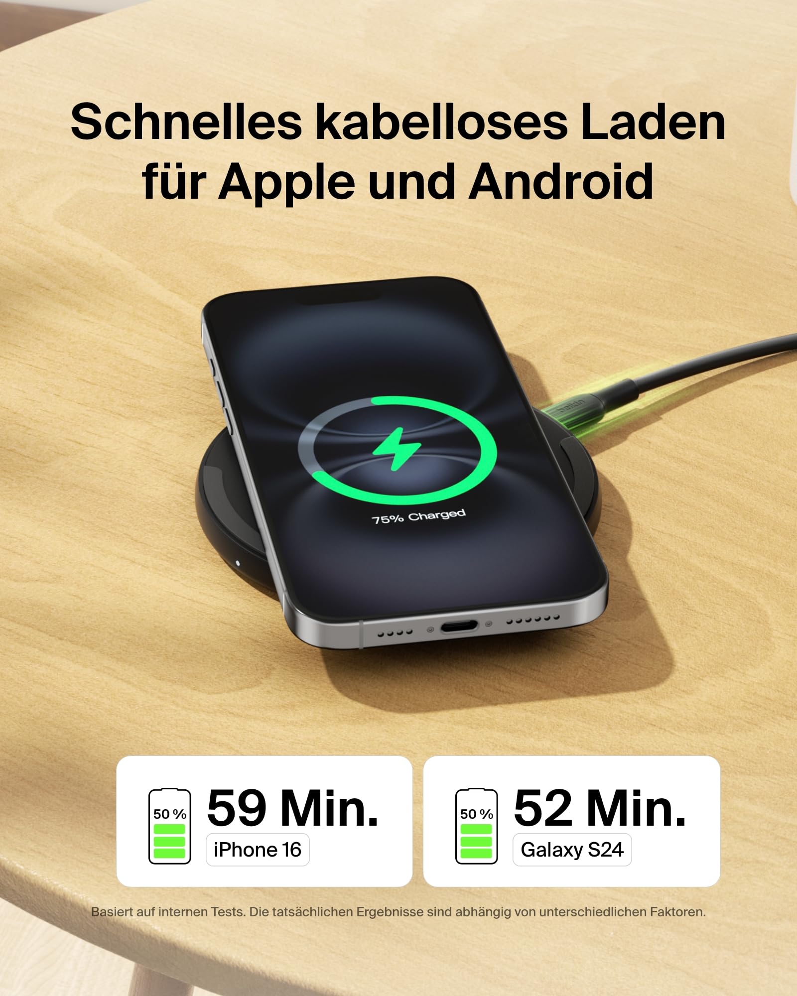 belkin-boostcharge-pro-qi-ladepad-15w-schwarz-mit-usb-c-kabel image 3