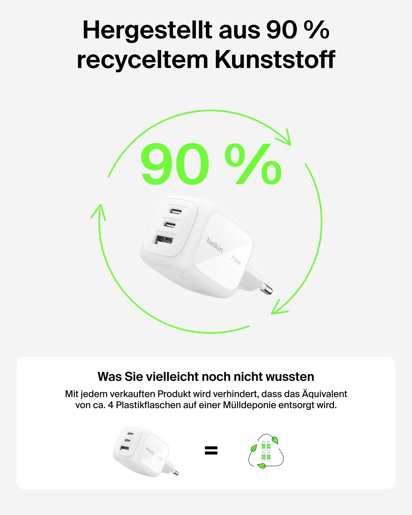 belkin-boostcharge-pro-70w-3-port-gan-ladeger-t-mit-reisestecker image 7